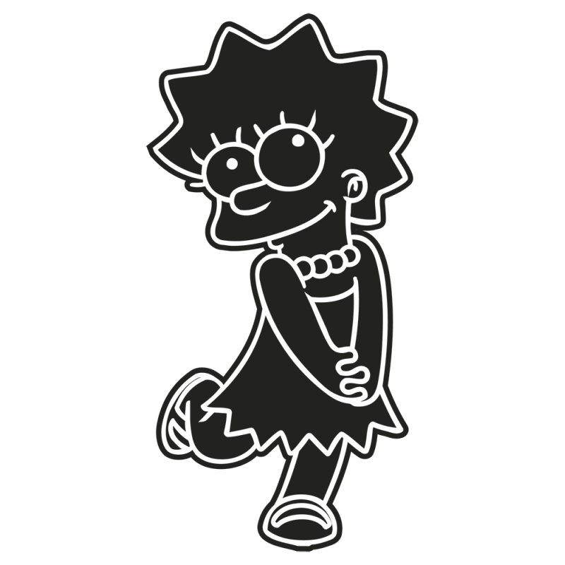 Sticker Lisa Simpson