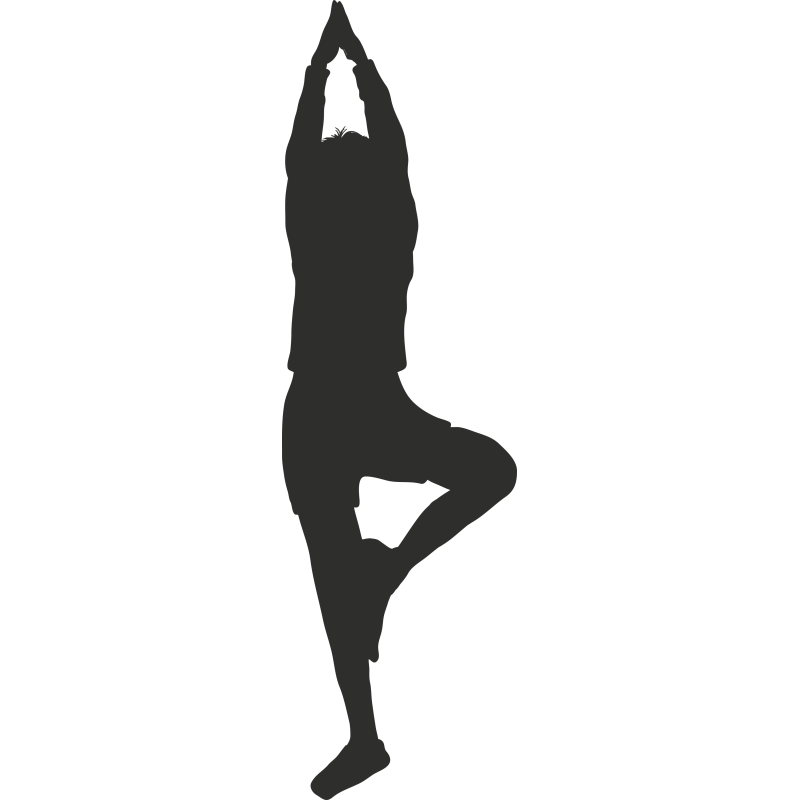 Sticker Sport Yoga