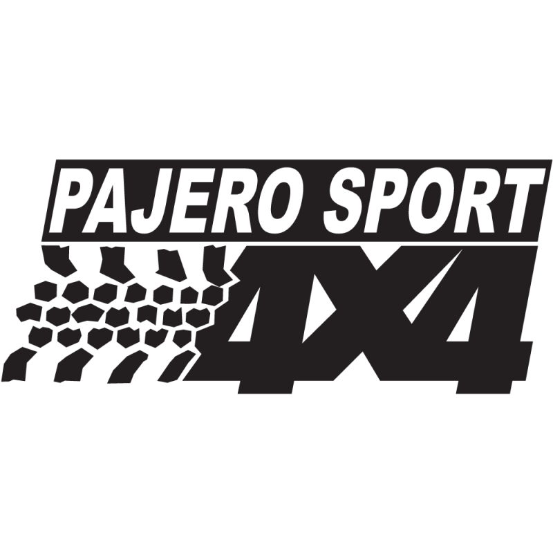 Sticker Logo 4x4 Pajero Sport