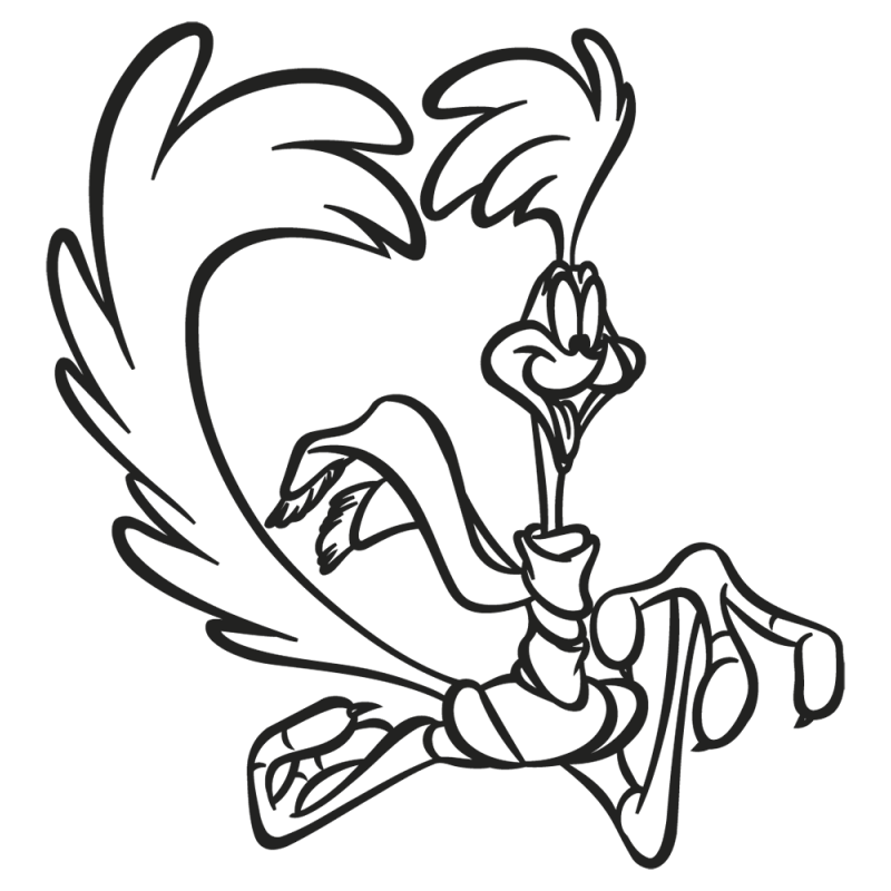 Sticker Road Runner