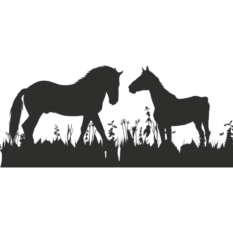 Sticker Chevaux