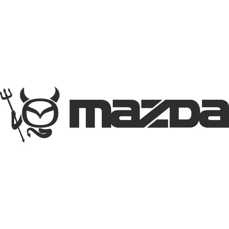 Sticker Mazda Logo Diable
