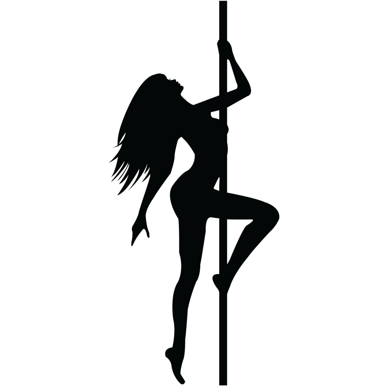 Sticker Silhouette Femme Sexy 33