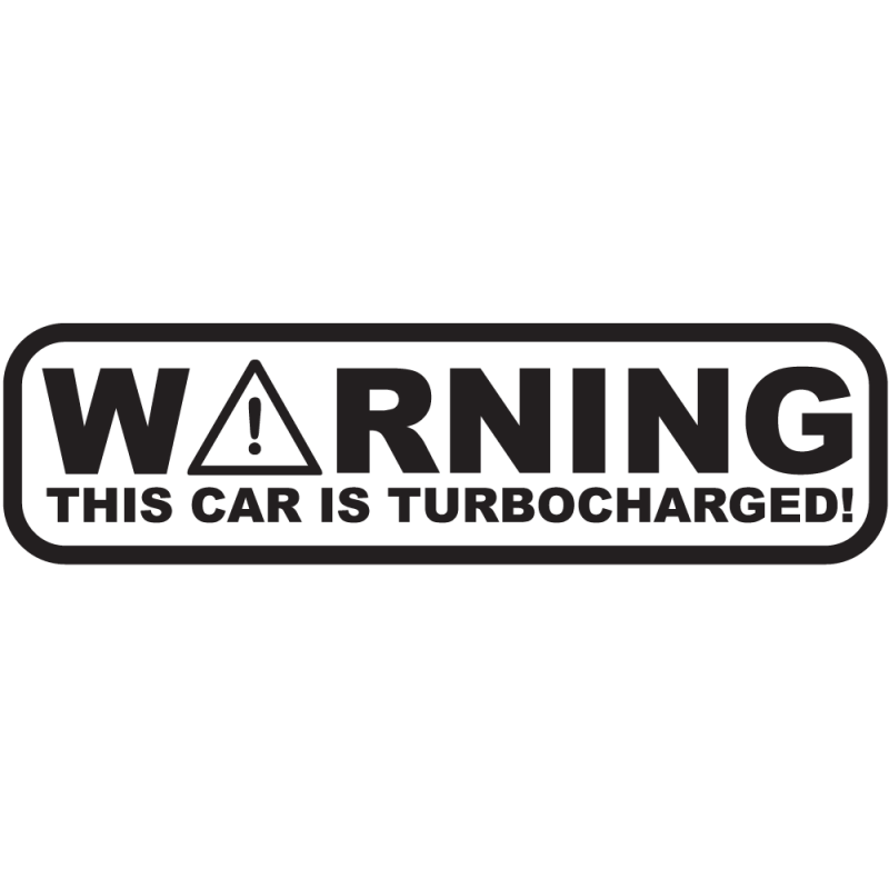 Sticker Jdm Warning