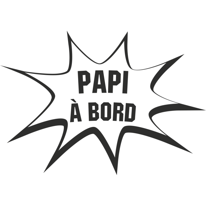 Sticker Humour Papi