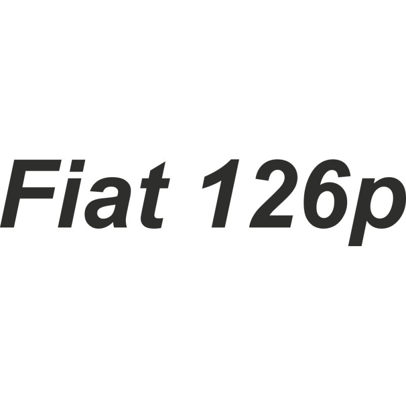 Sticker Fiat 126p
