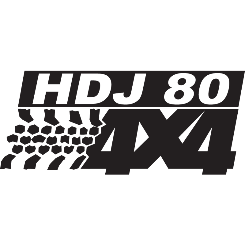 Sticker Logo 4x4 Hdj80