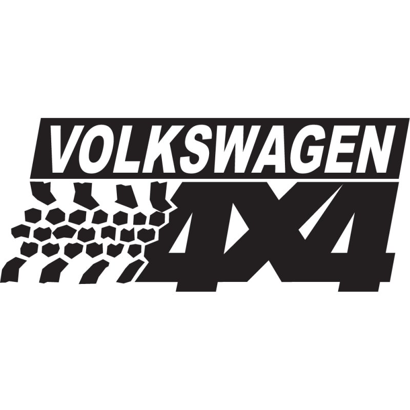Sticker Logo 4x4 Volkswagen