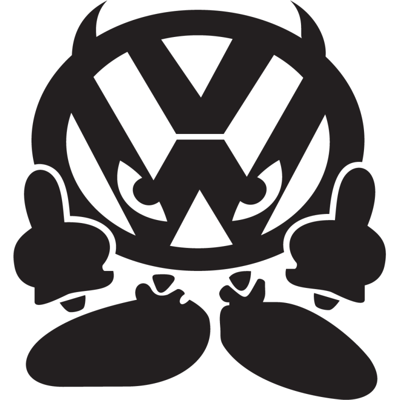 Sticker Jdm Volkswagen Devil