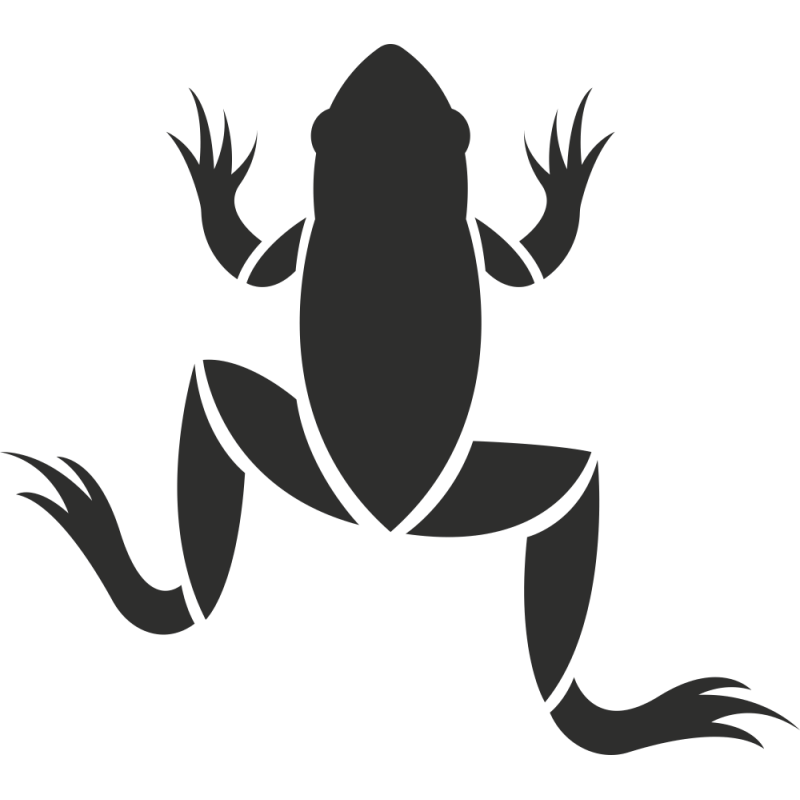 Sticker Grenouille Haut