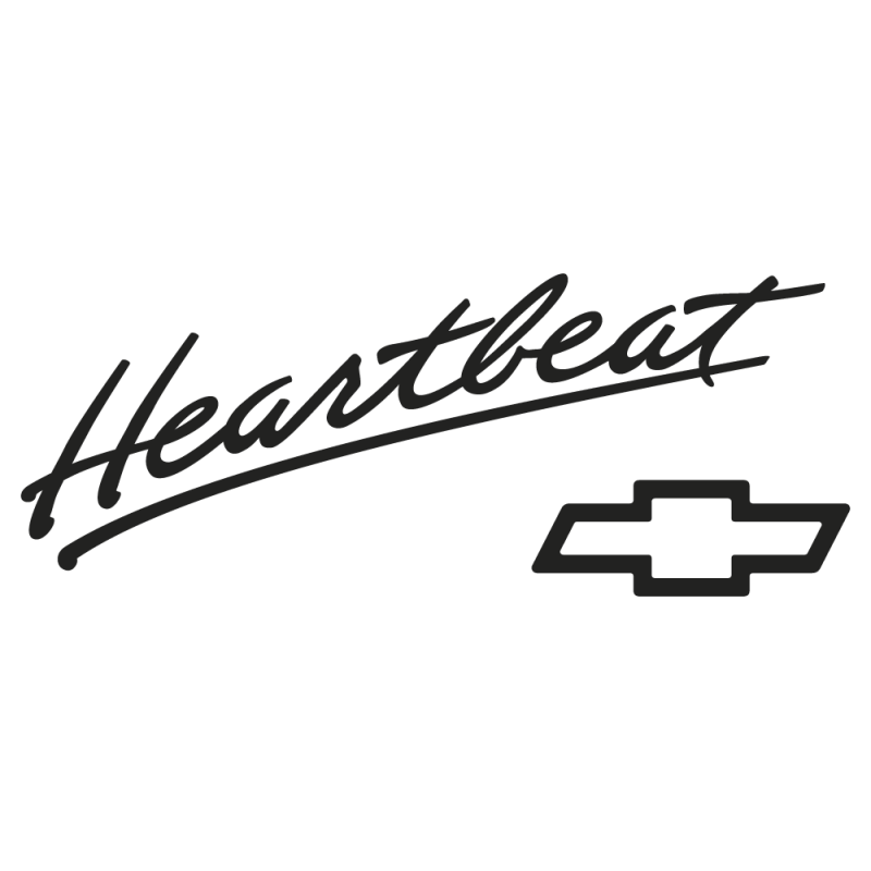 Sticker Heartbeat Chevrolet