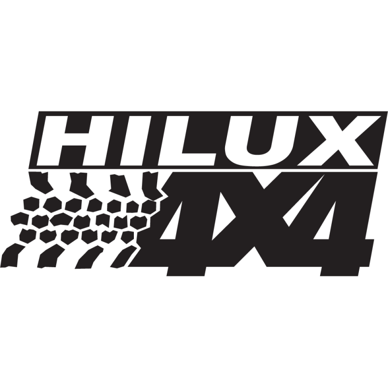 Sticker Logo 4x4 Hilux