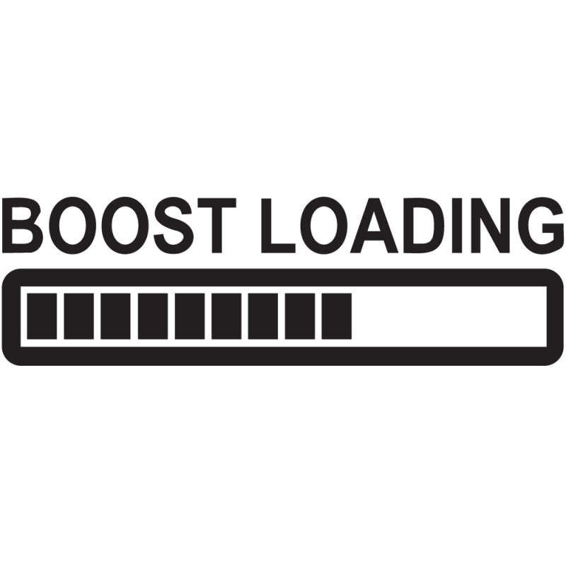 Sticker Jdm Boost Loading