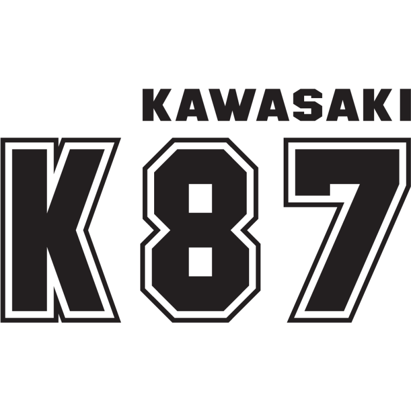 Sticker Kawasaki K87