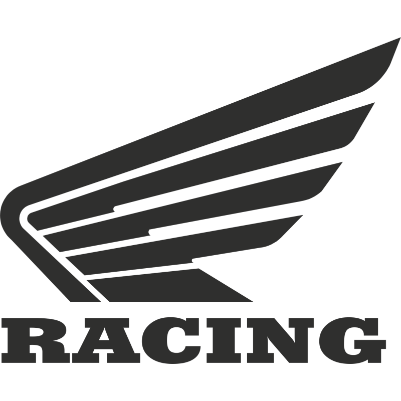 Sticker Logo 2 Honda Racing Verso