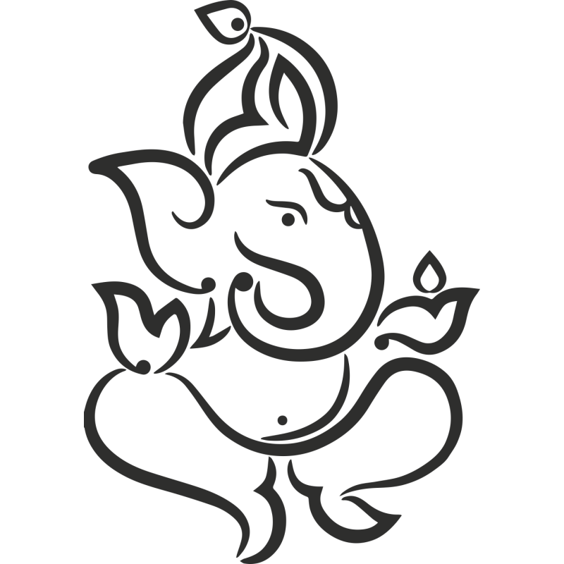 Sticker Symbole Ganesh