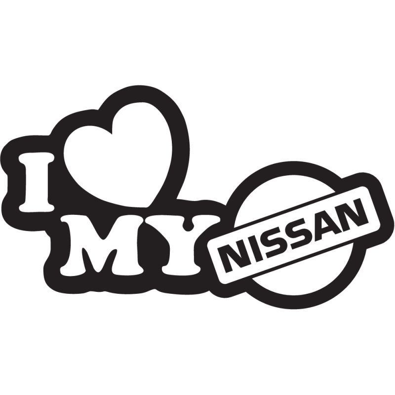 Sticker I Love My Nissan