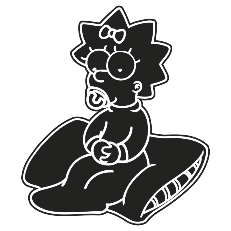 Sticker Maggie Simpson