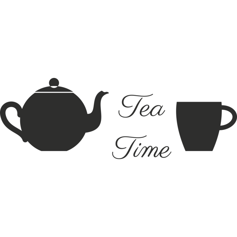 Sticker Cuisine Tea Time