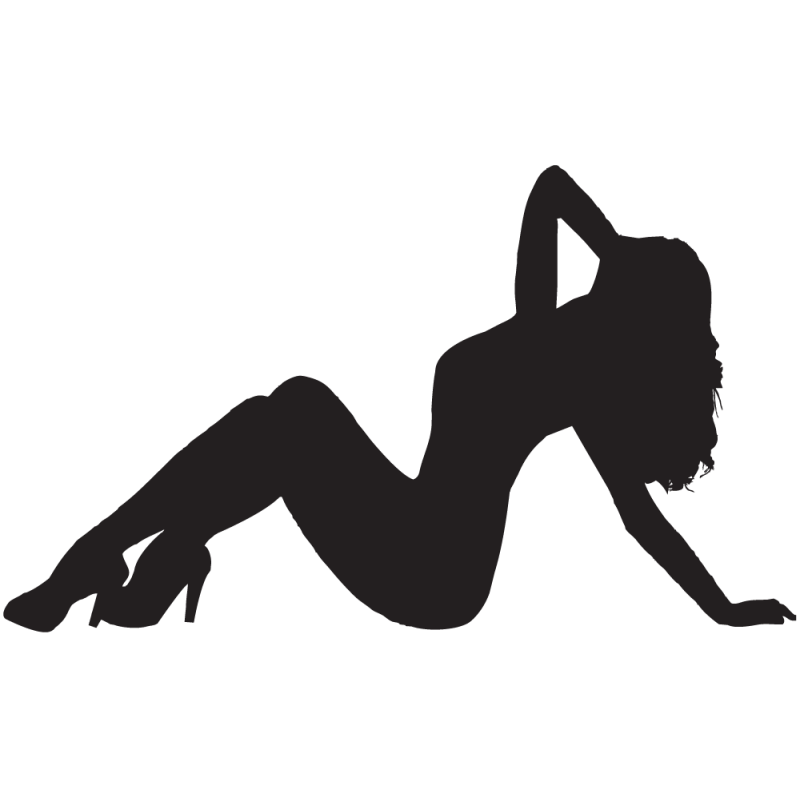 Sticker Silhouette Femme Sexy 57