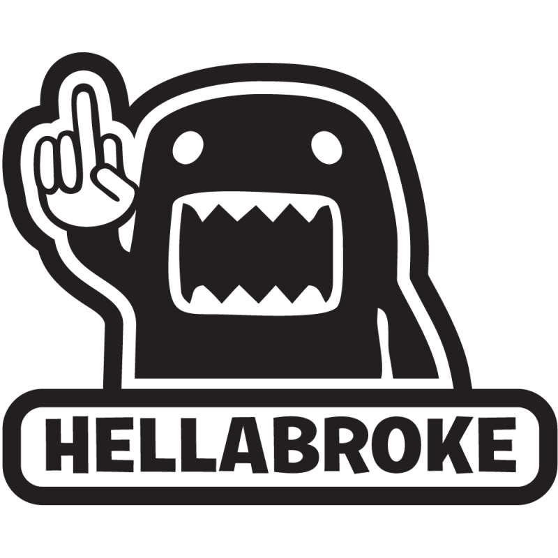 Sticker Jdm Hellabroke