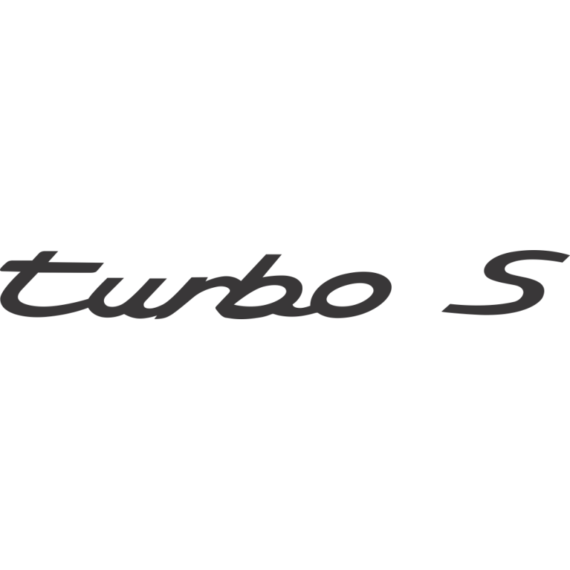 Sticker Porsche Turbo S