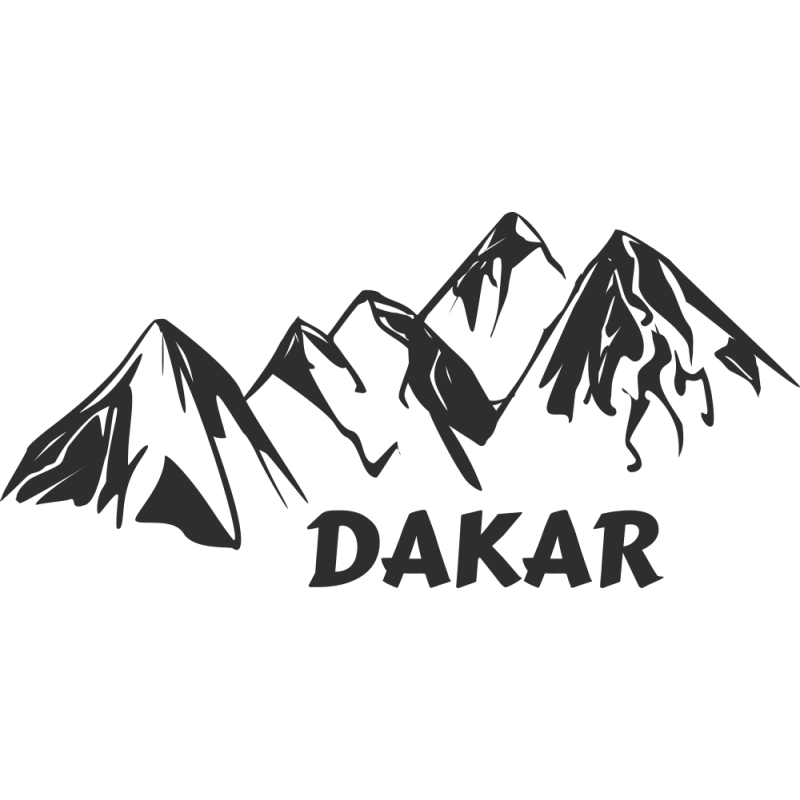 Sticker Montagne Dakar