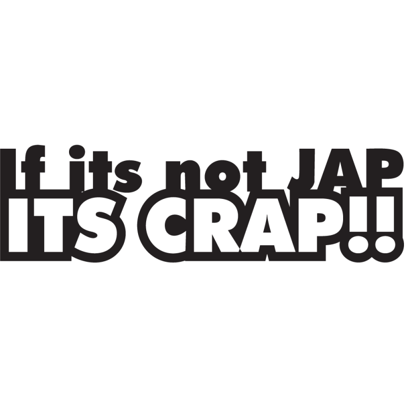 Sticker Jdm Citation