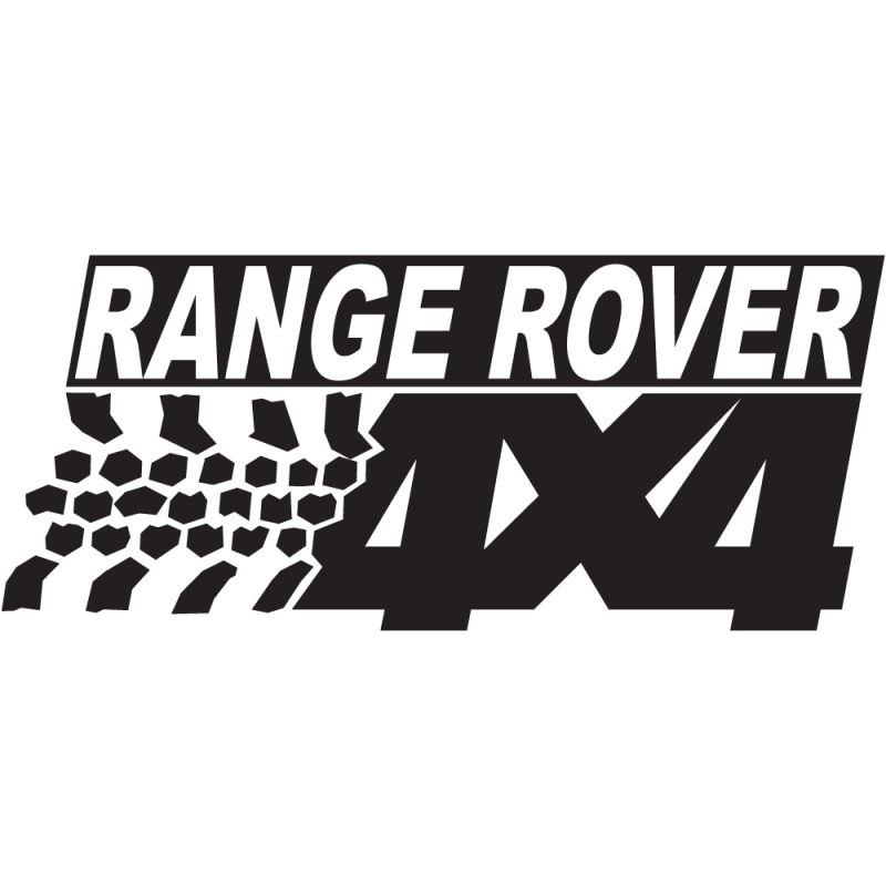 Sticker Logo 4x4 Range Rover