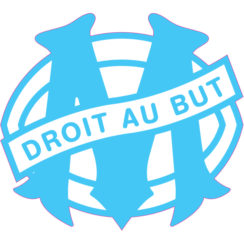 SUMEX OMFSTDT Autocollant Olympique de Marseille Numéro Plaat