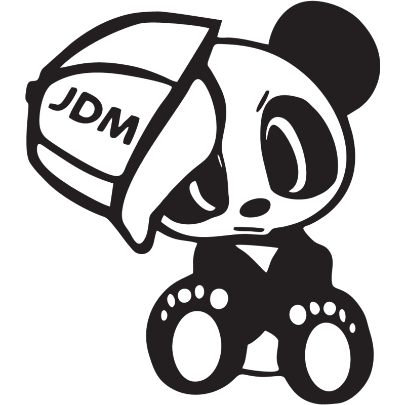 Sticker Panda Jdm Casquette