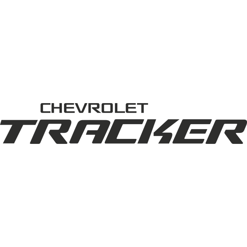 Sticker Chevrolet Tracker