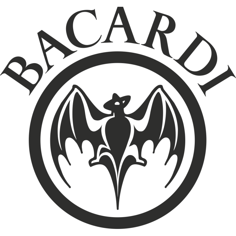 Sticker Bacardi